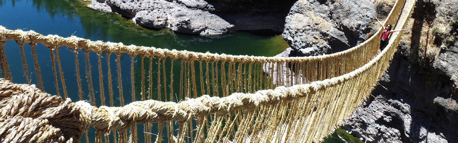 Pont inca de Queswachaca - Perou