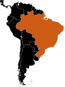 Carte du Brésil - Destinations Latines